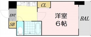 エスリード新梅田の物件間取画像